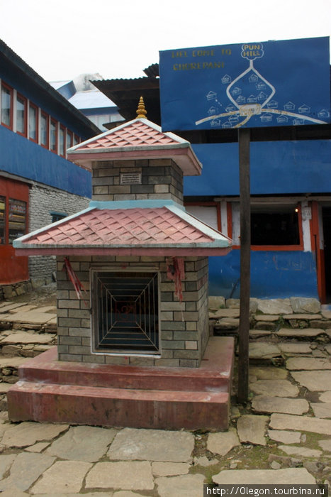 Маленький храм Горепани Зона Дхавалагири, Непал