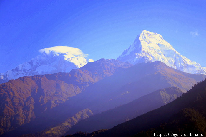 Виды на вершины Зона Дхавалагири, Непал