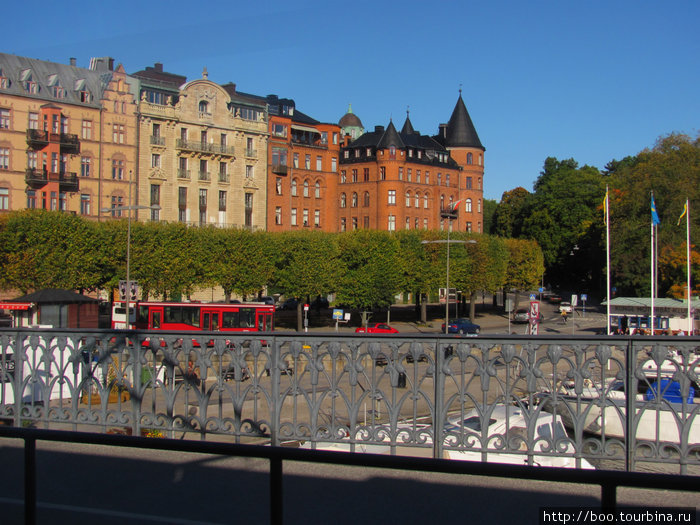 Стокгольм из окна трамвая Стокгольм, Швеция