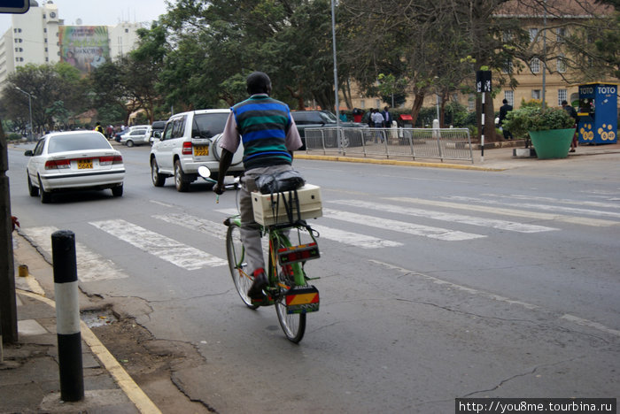 велосипедист Найроби, Кения