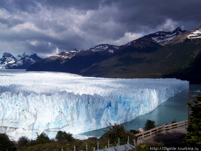 Язык ледника Лос-Гласьярес Национальный парк, Аргентина