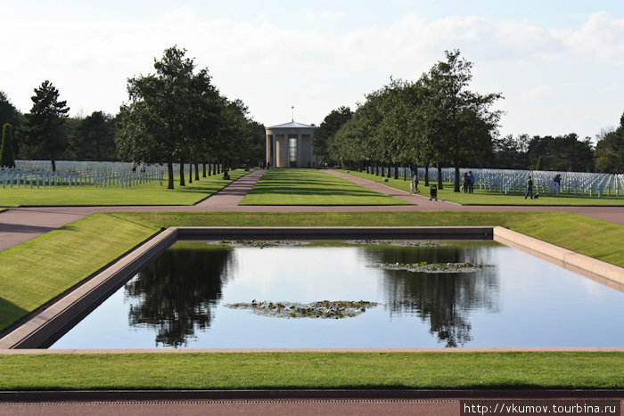 Американское военное кладбище. Мемориал Кольвиль-сюр-Мер, Франция