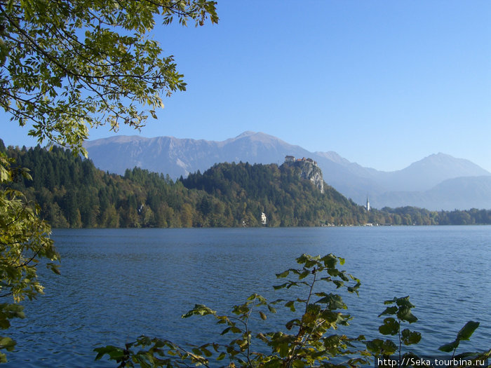 Раннее утро на озере Блед Блед, Словения