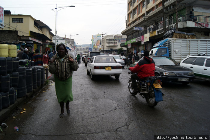 на улицах Накуру Накуру, Кения