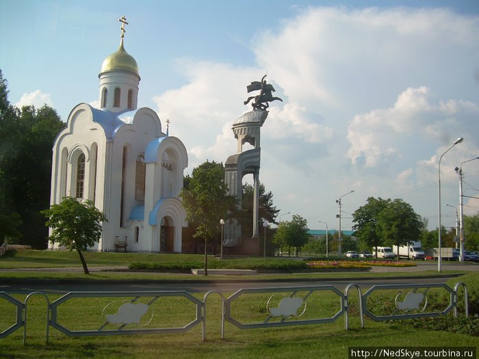 На въезде в Бобруйск Беларусь