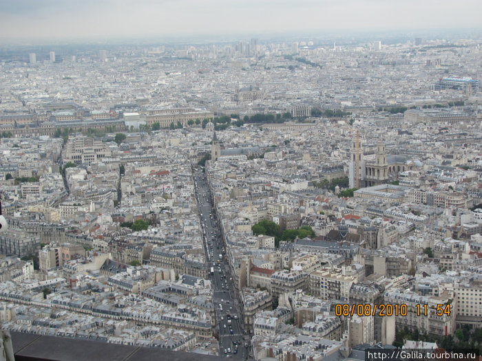 Вид с крыши. Париж, Франция