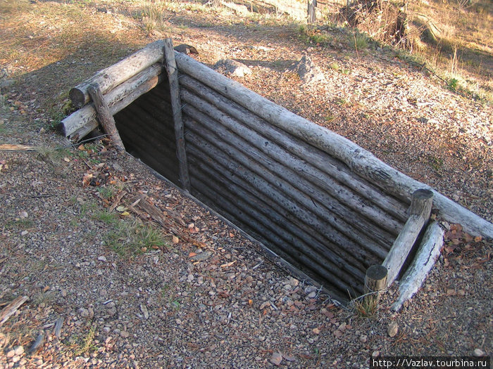 Выход из хода сообщения Луумяки, Финляндия