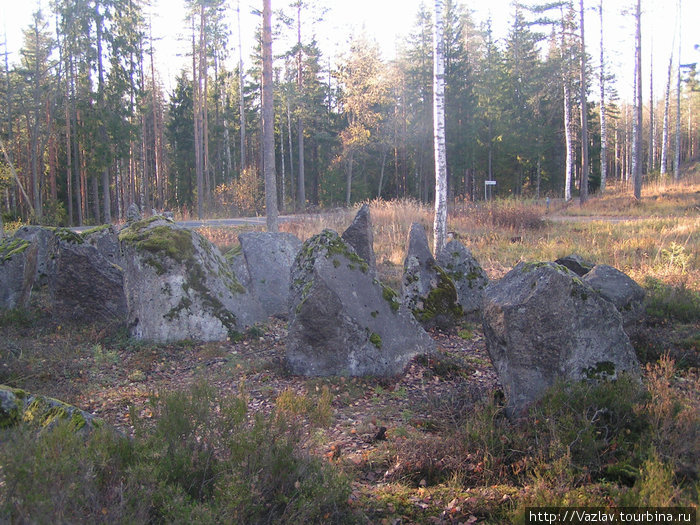 Противотанковые надолбы Луумяки, Финляндия