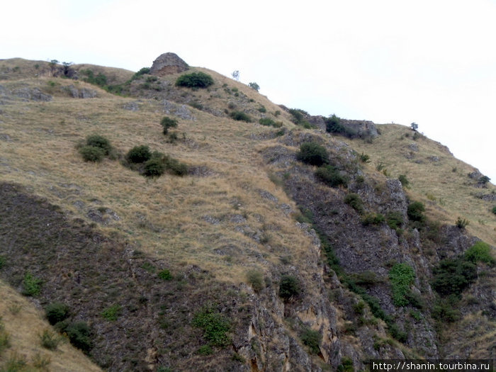 Крепость на скале Шемахы, Азербайджан