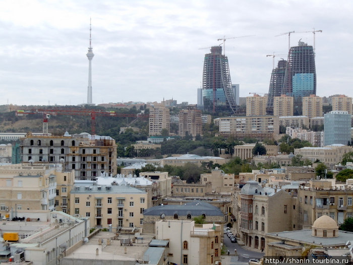 Вид на Баку Баку, Азербайджан