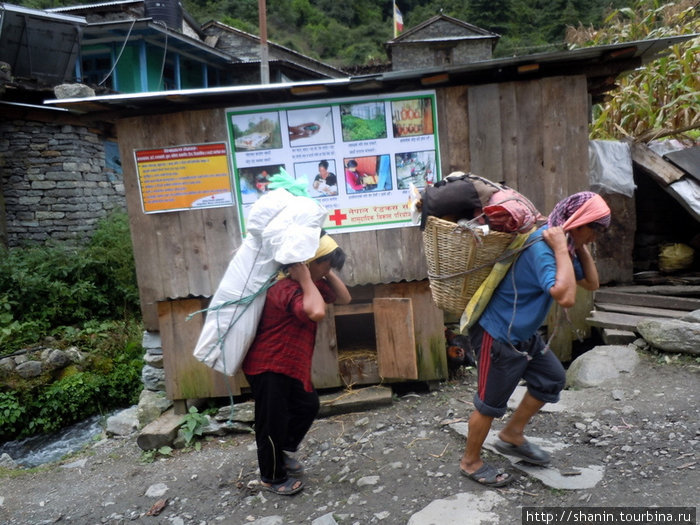 Носильщики Зона Гандаки, Непал
