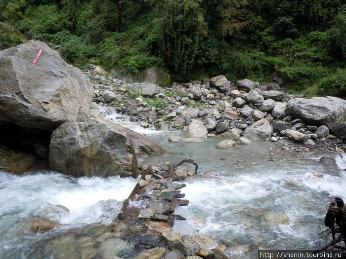 Горная река Зона Гандаки, Непал