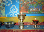 Светильники в буддистском храме