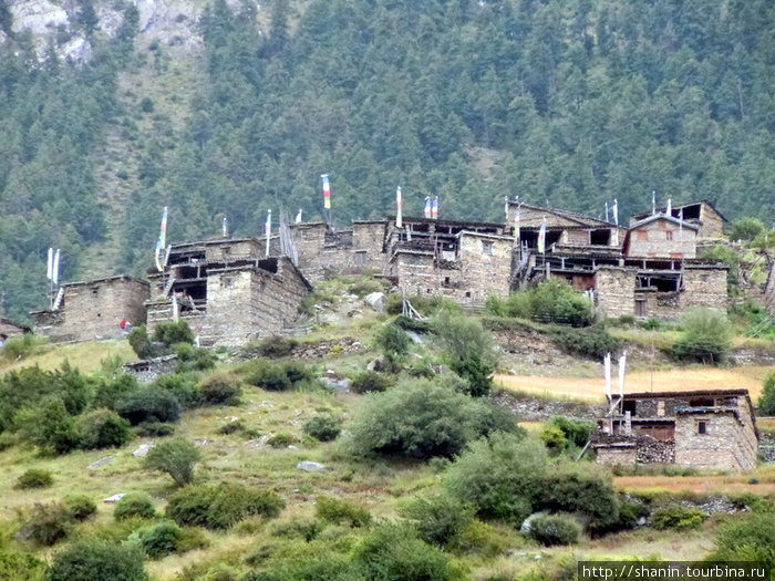 Дома Верхнего Писанга Зона Гандаки, Непал