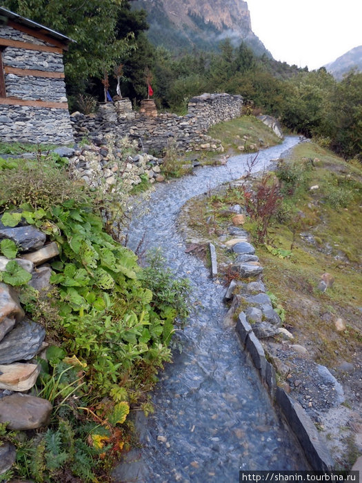 Канал с водой Зона Гандаки, Непал