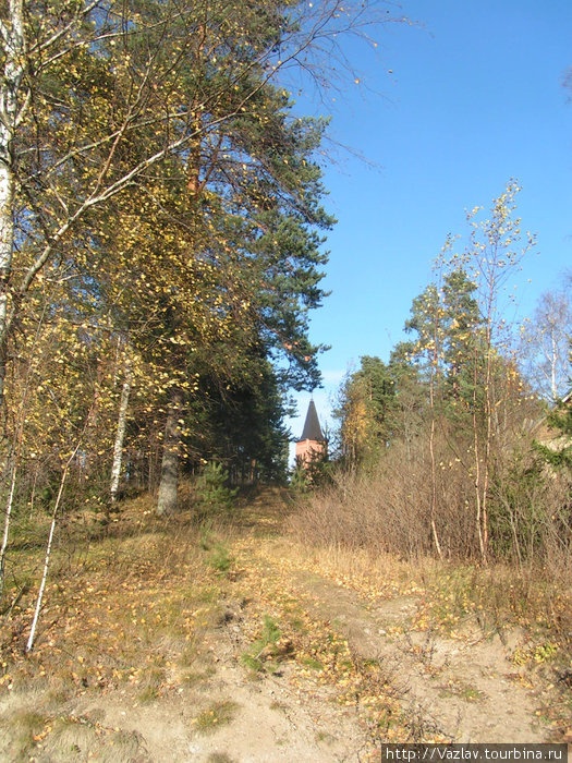 Церковь в кустах Провинция Кюменлааксо, Финляндия