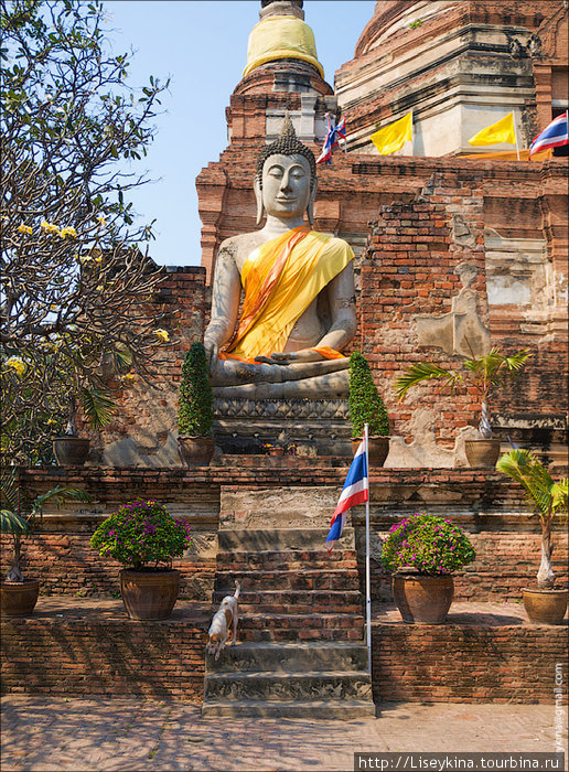 Wat Yai Chai Mongkhon Аюттхая, Таиланд