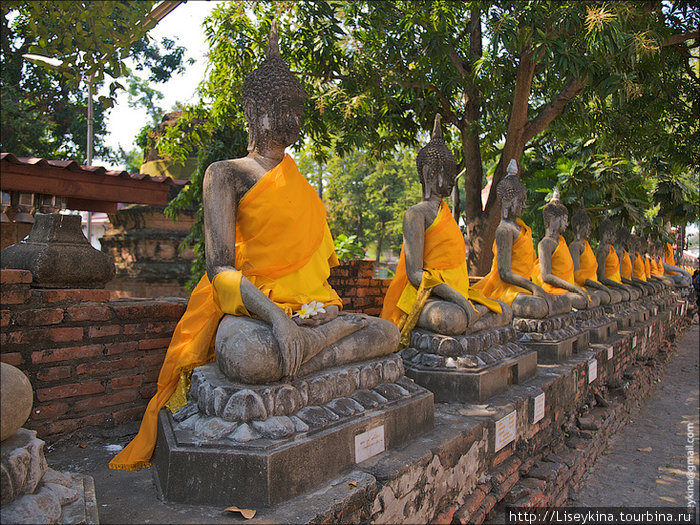 Wat Yai Chai Mongkhon Аюттхая, Таиланд