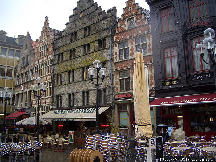 Самые старые здания города. Гент, Бельгия