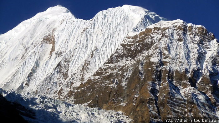 Снег на вершине Мананг, Непал