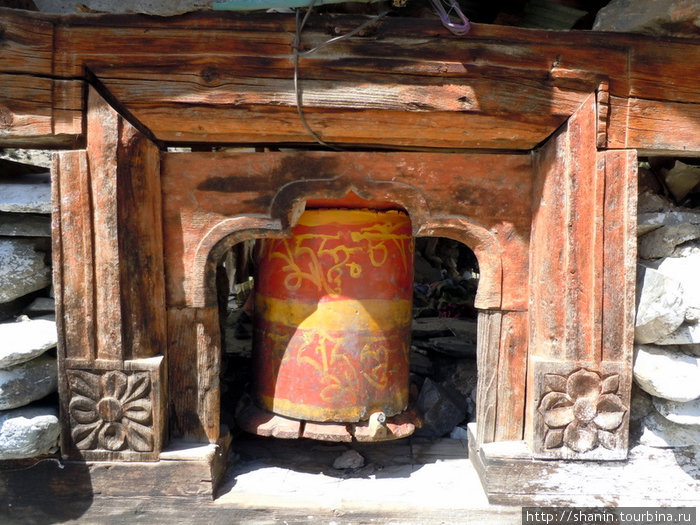 Молитвенный барабан Национальный парк Аннапурны, Непал