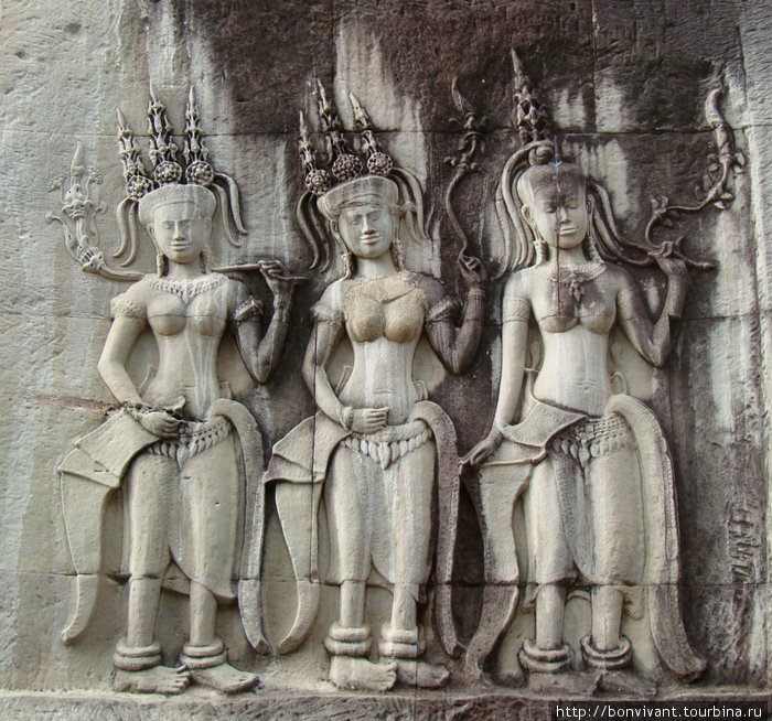 Небесные танцовщицы Ангкор (столица государства кхмеров), Камбоджа