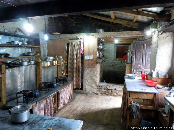 Кухня в Торунг Педи Зона Гандаки, Непал