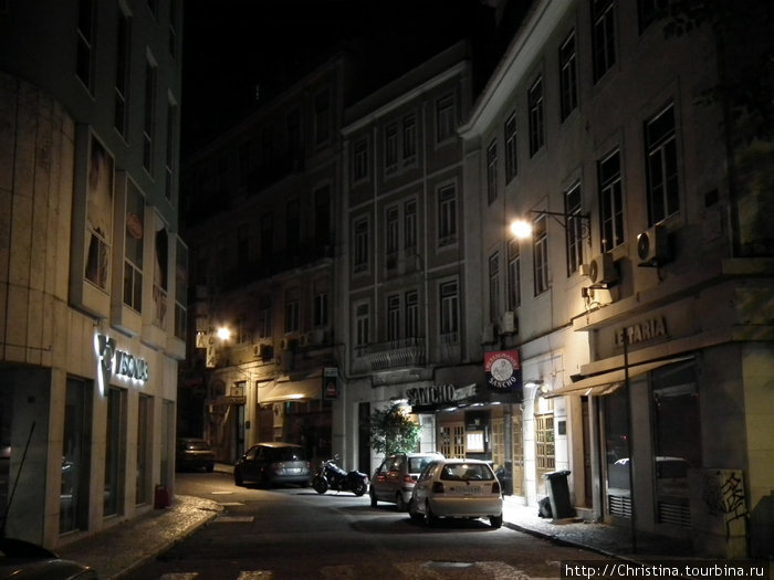 Вечерний и ночной Лиссабон. Лиссабон, Португалия