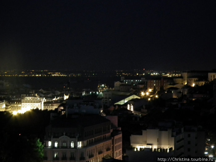 Вечерний и ночной Лиссабон. Лиссабон, Португалия