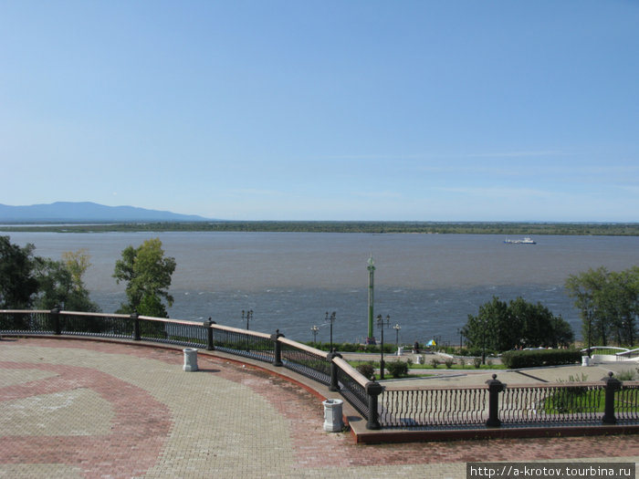 Река Амур Хабаровск, Россия