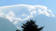 Горы в облаке