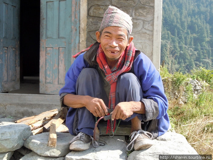Житель Мустанга Зона Дхавалагири, Непал