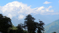 Вид из Горепани на Гималаи