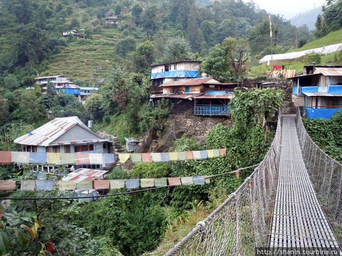 Подвесной мост Зона Дхавалагири, Непал