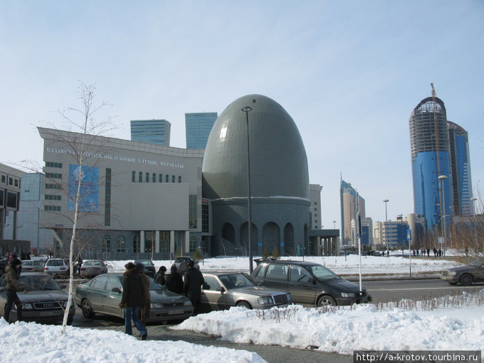 Новая столица (необычные застройки занимают площадь примерно 5х5 км) Астана, Казахстан