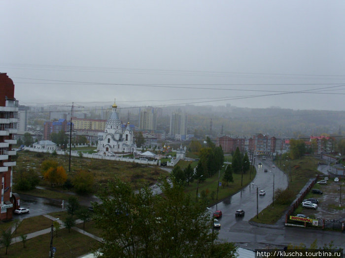 А из моего окна церковь белая видна. Красноярский край, Россия