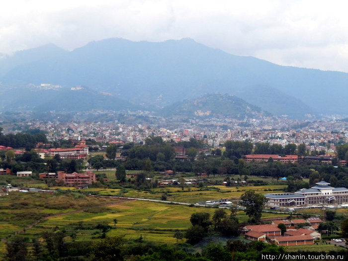 Долина Катманду в окрестностях Киртипура, к югу от Катманду Зона Багмати, Непал
