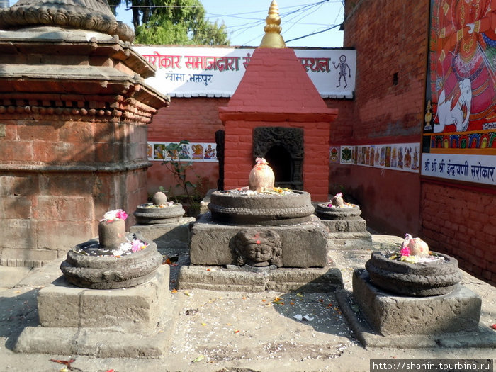 Фаллические символы — культ Шивы Бхактапур, Непал