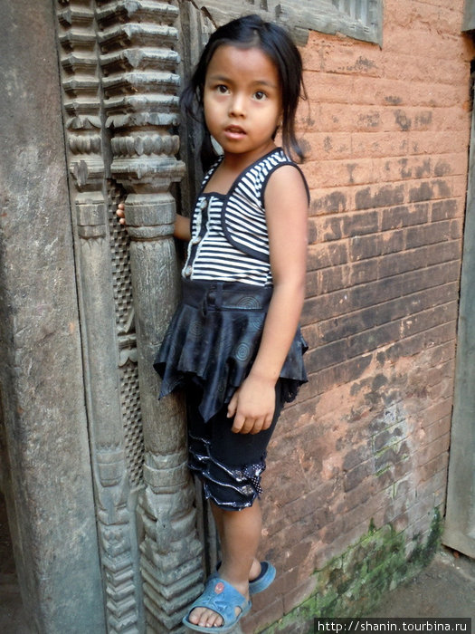Девочка Бхактапур, Непал