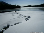 Эта часть озера Юноко (посёлок Никко-Юмото, префектура Тотиги) не замерзает даже при -20 из-за впадающих в него горячих ручьёв.