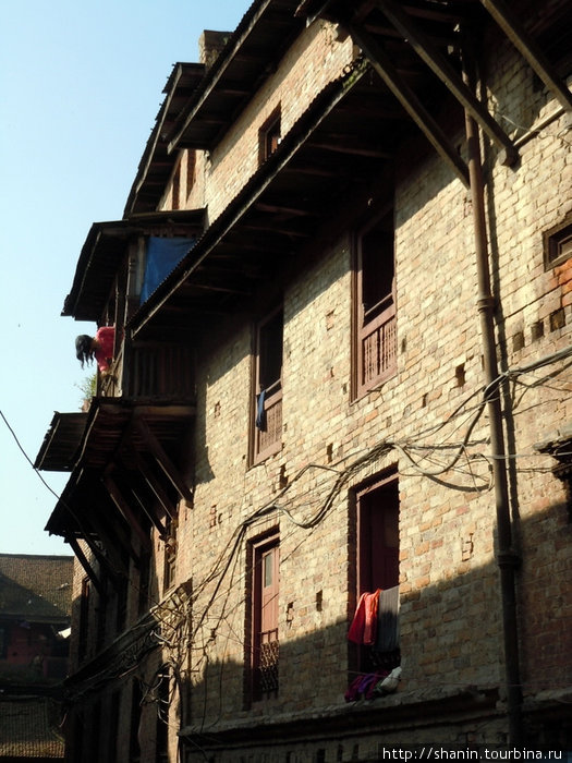 Старый дом у площади Дурбар в Бхактапуре Бхактапур, Непал