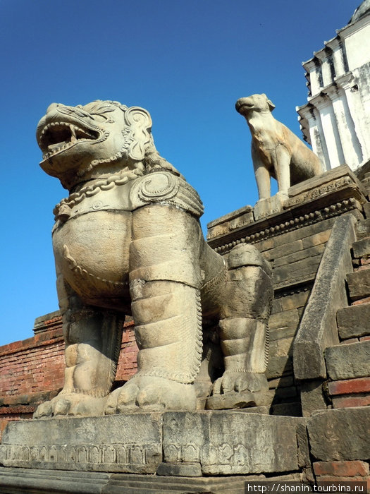 Каменные львы Бхактапур, Непал