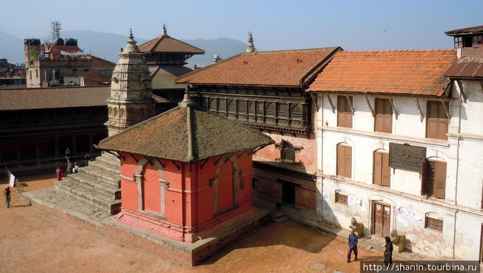 Вид на Королевский дворец Бхактапур, Непал