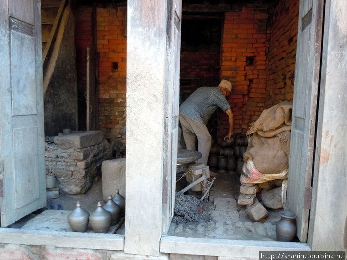 Гончарная мастерская Бхактапур, Непал