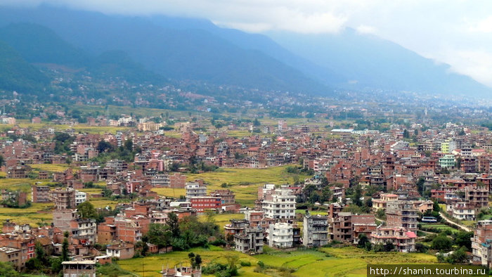 Вид из Киртипура на долину Катманду Киртипур, Непал