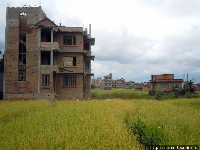 Новый дом на краю поля Киртипур, Непал