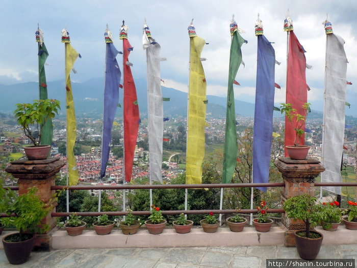 Тибетские флаги Киртипур, Непал
