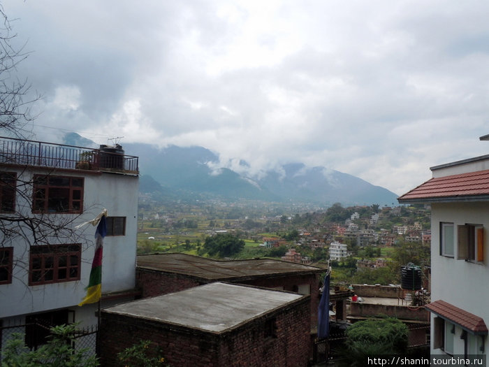 Вид их храма Киртипур, Непал