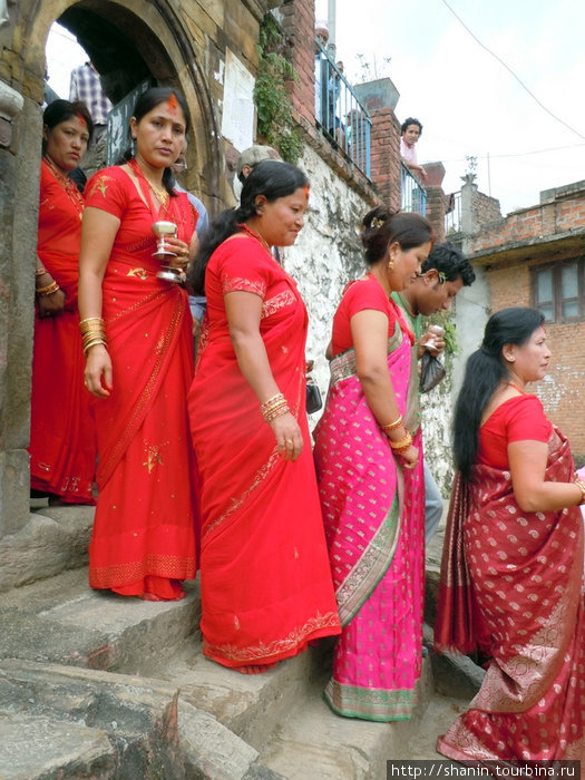 Фестиваль дасаин в самом разгаре Киртипур, Непал