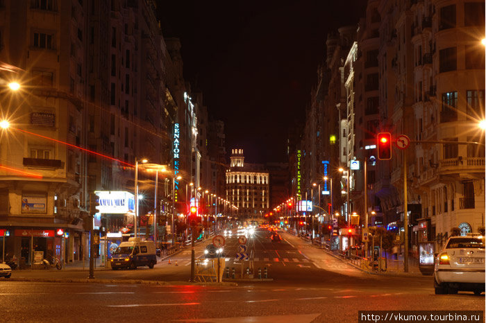 Gran Via. Мадрид, Испания